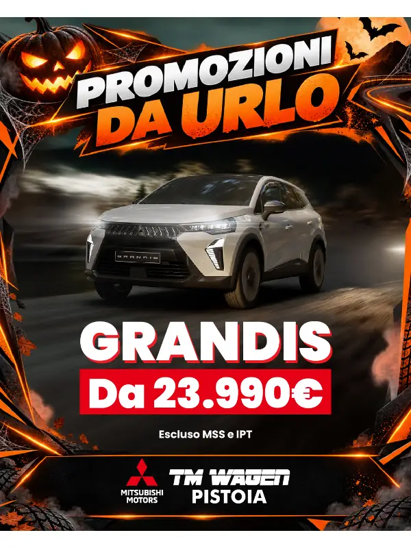 slider Promozioni da Urlo: Mitsubishi Grandis da 23.990€ a Pistoia
