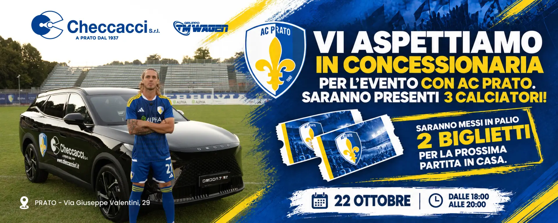 slider Incontra i tuoi campioni e vinci lo stadio con Checcacci e AC Prato!