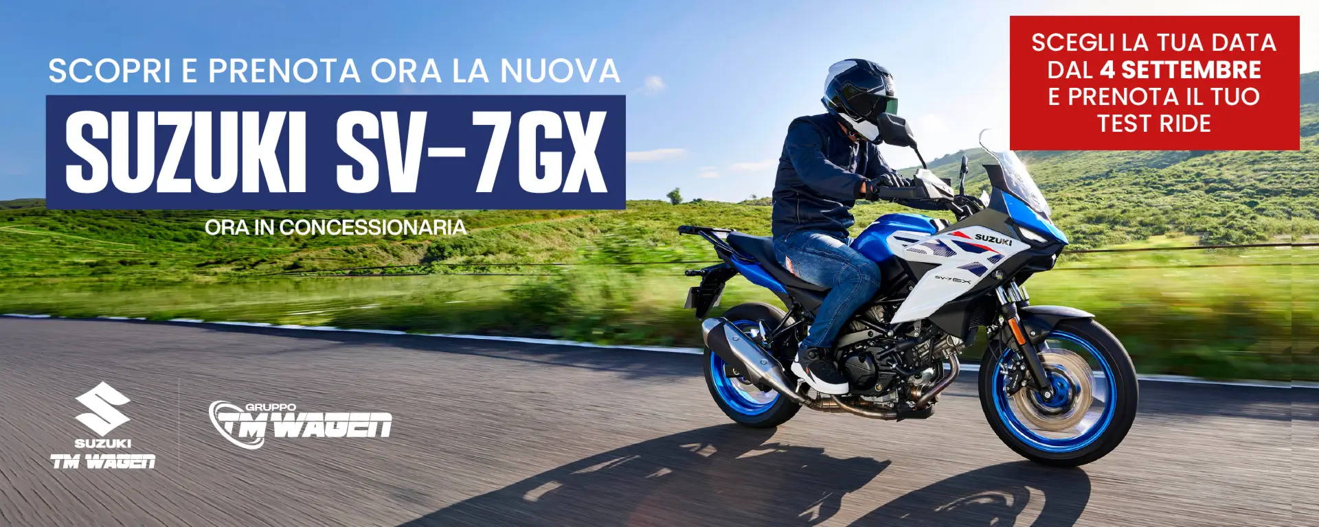 Suzuki SV-7GX è arrivata in concessionaria!
