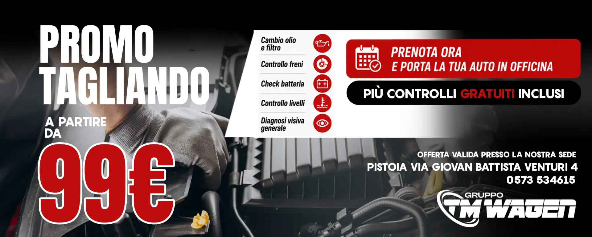 slider Prenditi cura della tua auto al miglior prezzo di sempre.