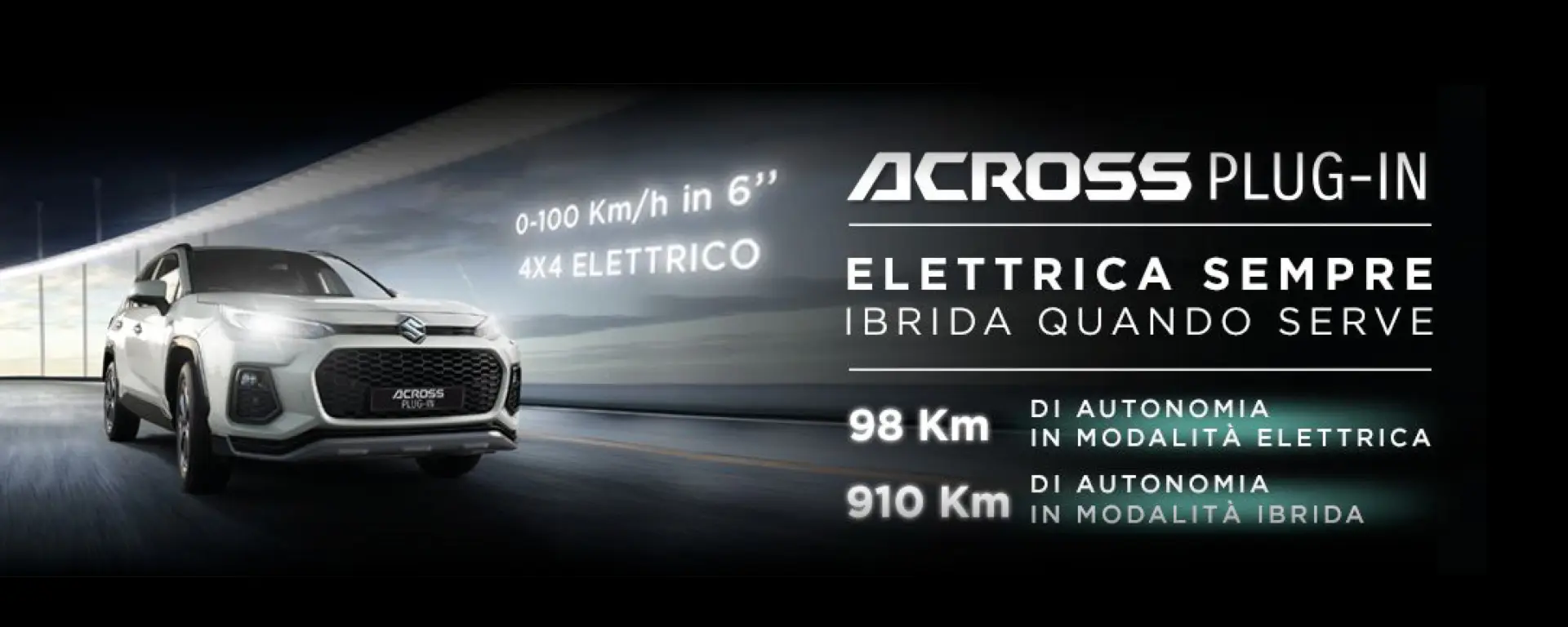 Suzuki ACROSS PLUG-IN tua a 399€ al mese