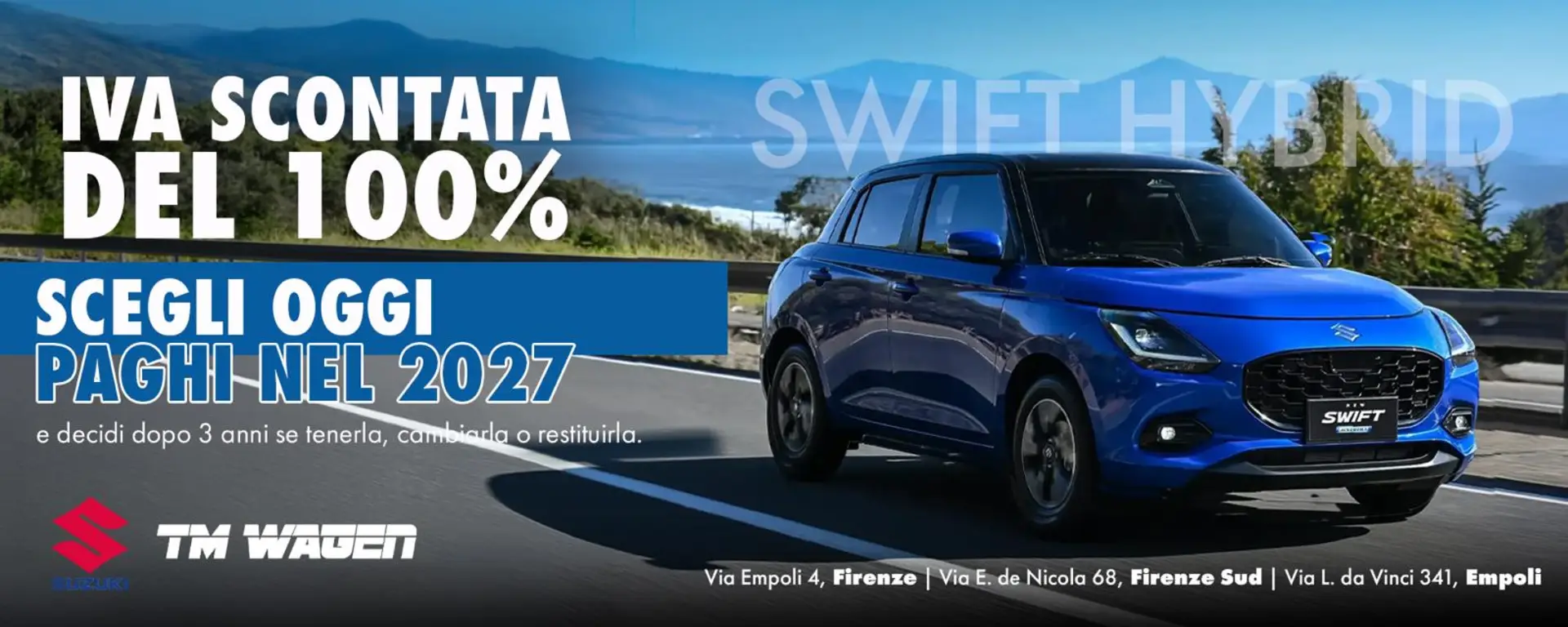 LA TUA NUOVA SUZUKI HYBRID CON IVA SCONTATA DEL 100%