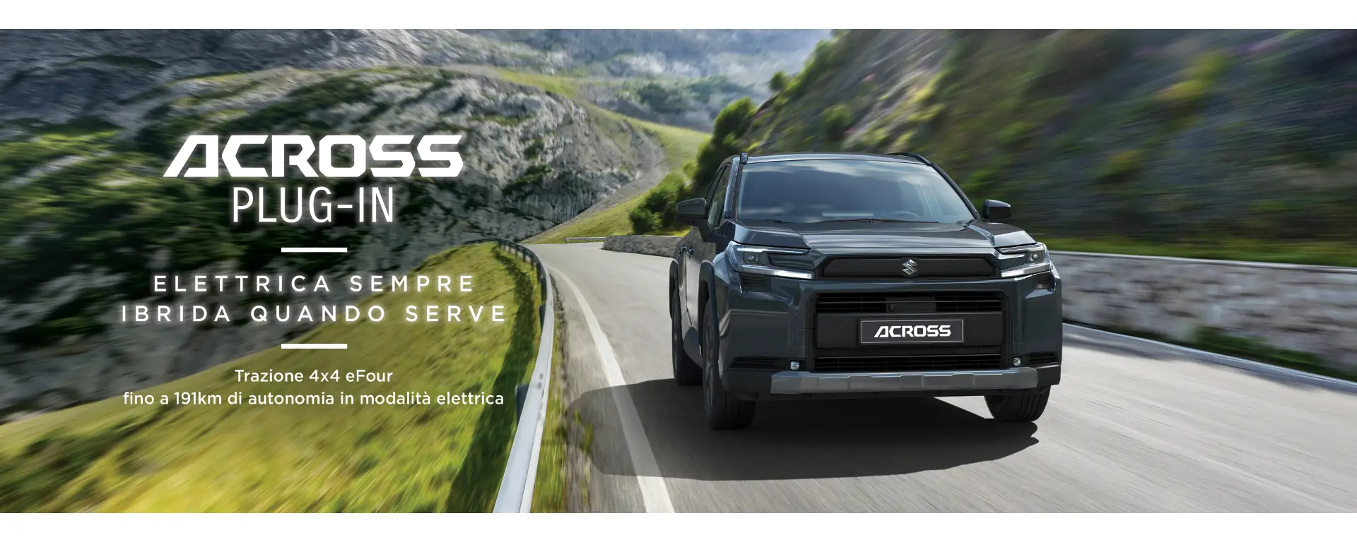 Suzuki ACROSS PLUG-IN tua a 399€ al mese