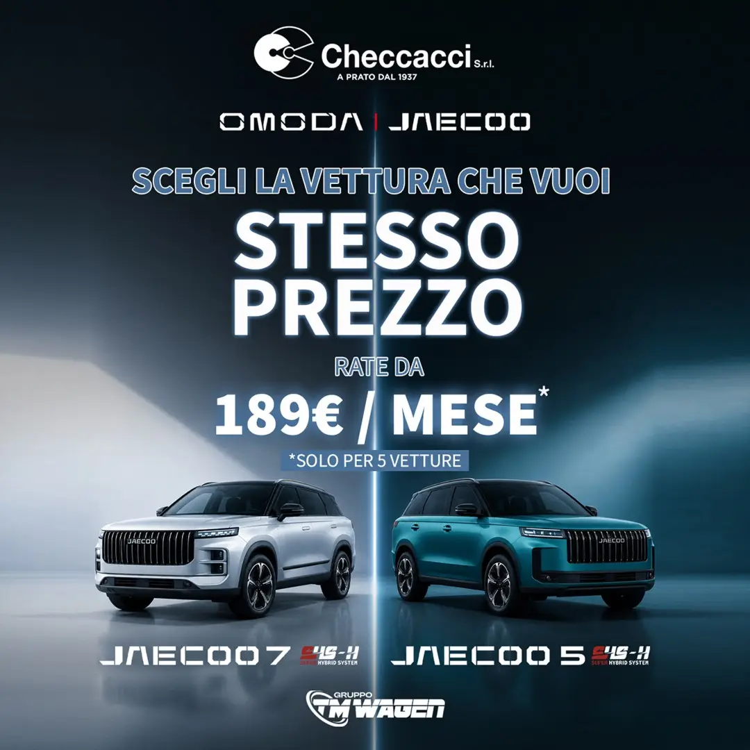 slider Offerta Jaecoo a tempo limitato