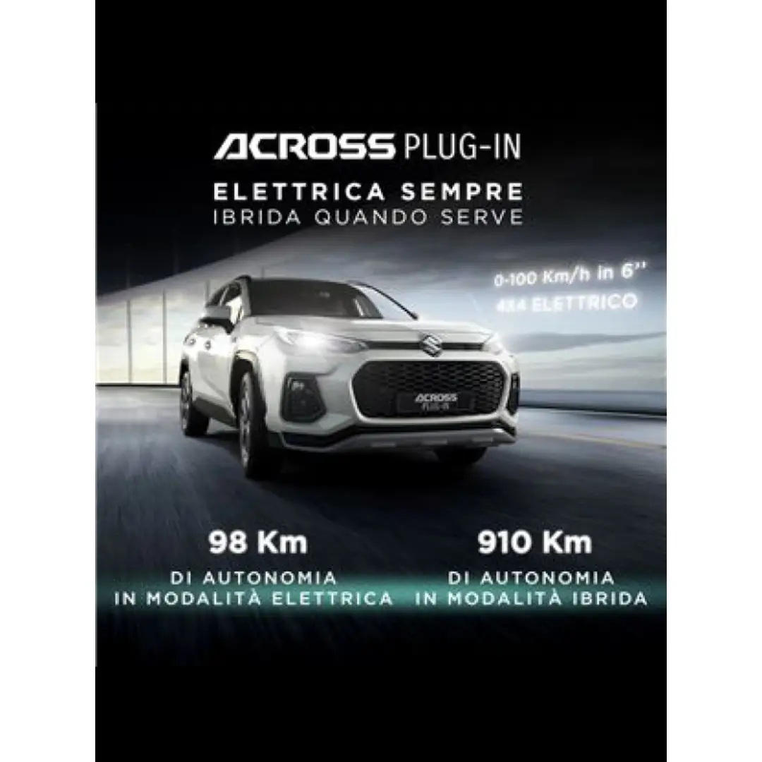 Suzuki ACROSS PLUG-IN tua a 399€ al mese