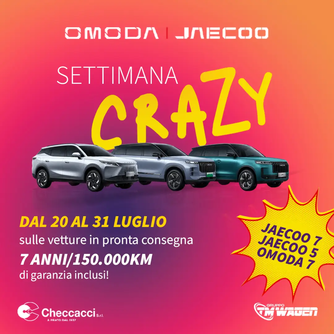 slider SETTIMANA CRAZY: SCONTI FINO A € 9.000!