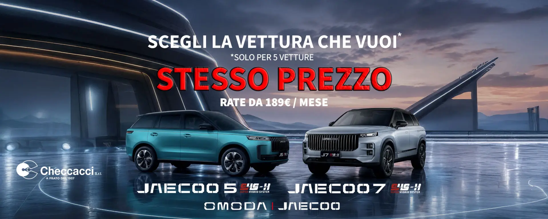slider Jaecoo solo 5 Auto