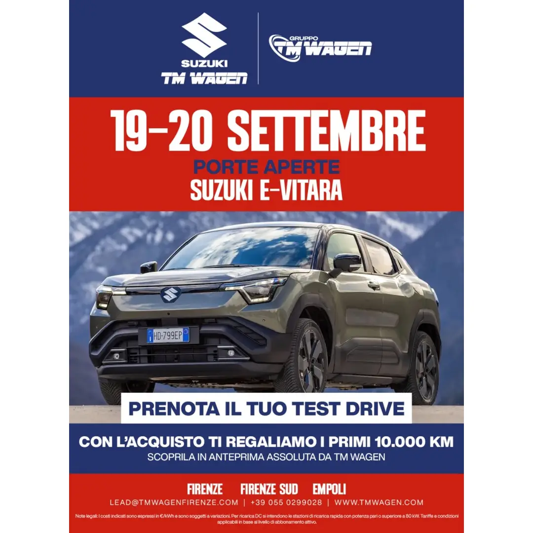 19-20 Settambre Porte Aperte - Suzuki E-Vitara