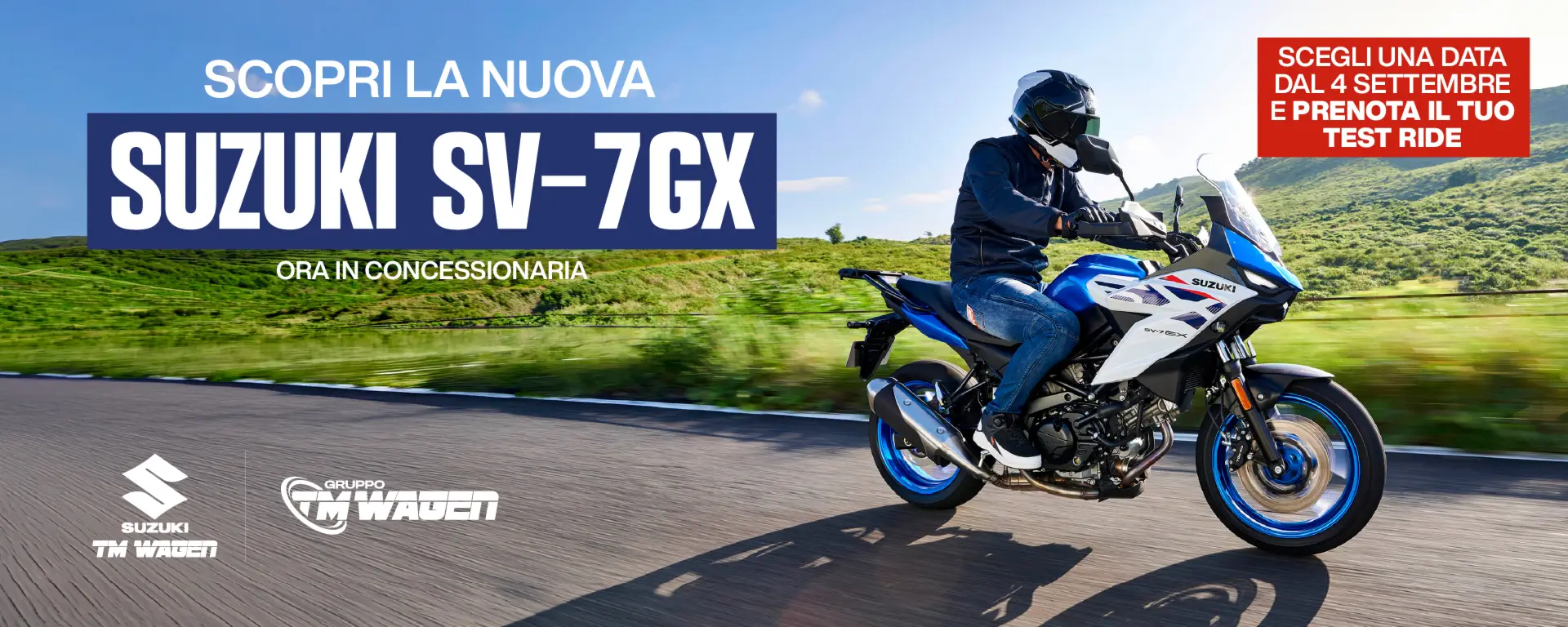 Suzuki SV-7GX è arrivata in concessionaria!