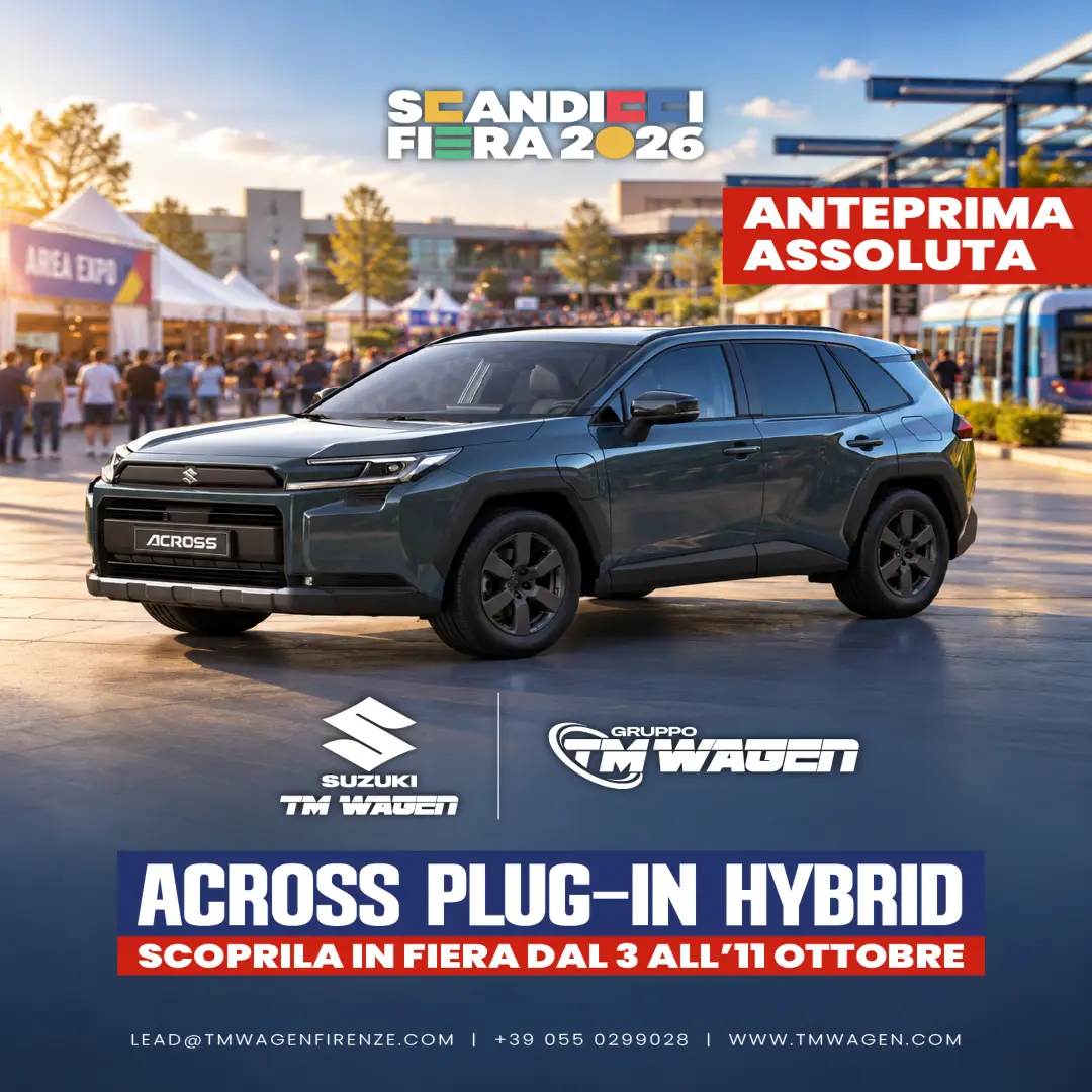 slider Suzuki Across Plug-in Hybrid in anteprima da TM Wagen!