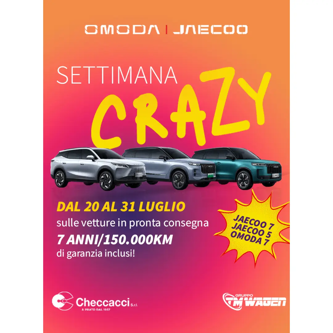 slider SETTIMANA CRAZY: SCONTI FINO A € 9.000!