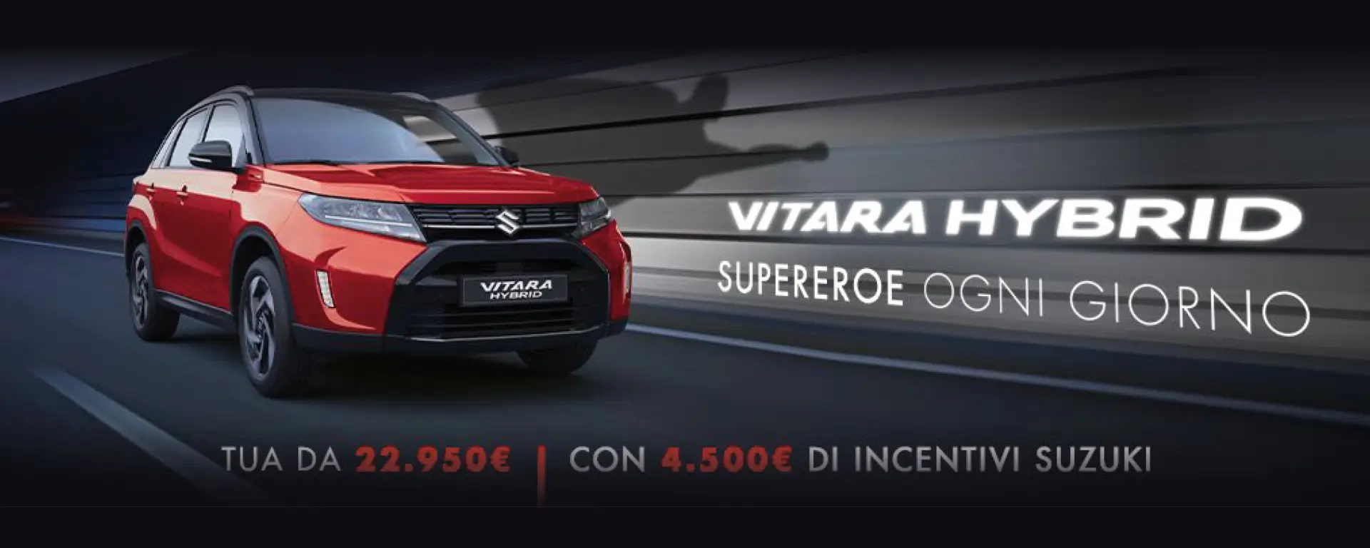 Nuova Suzuki Vitara Hybrid tua a 199€ al mese