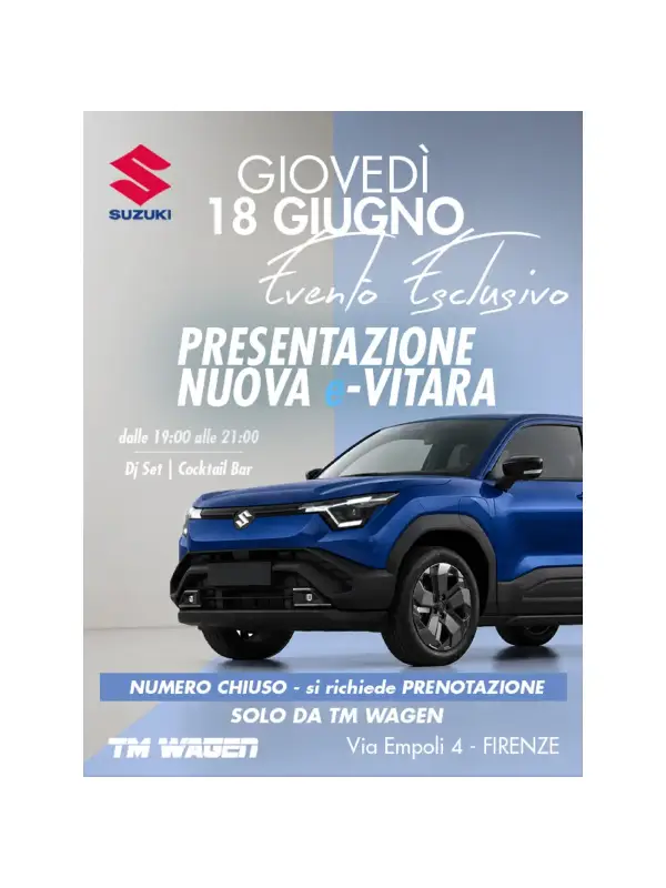 PRESENTAZIONE NUOVA e-VITARA